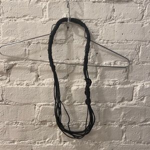 Nature Is An Object handmade leather necklace